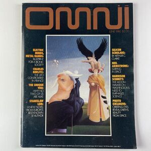 Vintage Omni Magazine June 1980 UFO Stanislaw Lem Neil Armstrong Moon Space